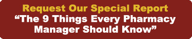 Special Staffing Report for Pharmacy Managers